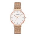 brand your logo uhren fashion women lady girl new design hand watch 32mm full stainless steel rose gold japan quartz watch OEM